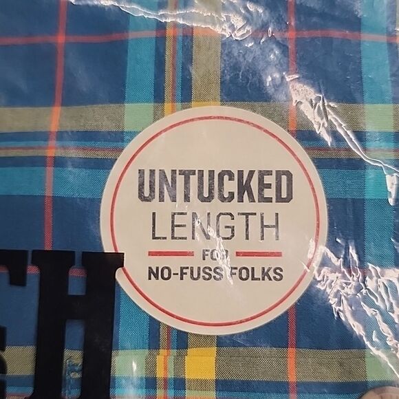 661 NWT Men's BBQ Slim Fit Short Sleeve Shirt Size Large Slim - Picture 4 of 5